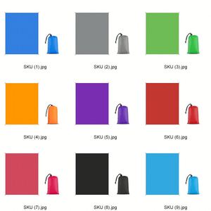 Solid Large Mat Lightweight Portable Quick Drying Sand Proof Waterproof Picnic Camping <b>Beach</b> Blanket With Storage <b>Bag</b> - Product Image 2