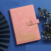 Carnet de notes de style chinois Guochao personnalisable en tissu écologique, vente en gros Chine, carnet scolaire imperméable, couleurs promotionnelles