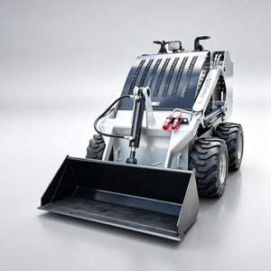 Multifunctional 430 Mini Skid Steer <b>Track</b> with Hydraulic Flow Auger Attachments for Farm and Forestry - Product Image 3