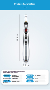 Pluma de acupuntura electrónica barata al por mayor, terapia de acupuntura, masaje de acupuntura, alivio del dolor corporal, pluma de energía Meridiana
