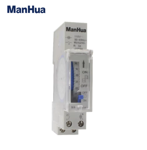 Manhua SUL180a 220V AC 16A/20A <span class=keywords><strong>Programmable</strong></span> Minuterie Mécanique <span class=keywords><strong>Interrupteur</strong></span> 24 Heures <span class=keywords><strong>Horaire</strong></span> Quotidien Boîtier Transparent Entrée Rail Din - Product Image 4