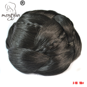 Chignons de cheveux synthétiques <span class=keywords><strong>chignon</strong></span> <span class=keywords><strong>rétro</strong></span> européen et américain pour femmes # J18 - Product Image 3