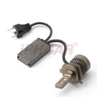 Faros LED de Alta Potencia IPHCAR, Iluminación Automotriz T9 H4 H1 H7 9005 9006 HB3 HB4 H11 9012, Plug and Play Universal para Automóvil