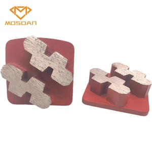 Redi Lock Plaque de meulage diamantée agressive à double segment serpent pour sol en béton - Product Image 3