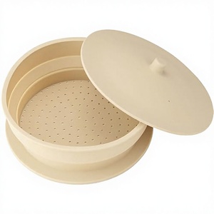 Cuiseur vapeur pliable en silicone <span class=keywords><strong>Cogit</strong></span> 5L : des plats cuits à la vapeur délicieux et faciles à préparer dans votre marmite, au micro-ondes ou sur plaque à induction - Product Image 3