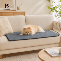 Vente en gros de tapis absorbants pour animaux domestiques, personnalisables, imperméables, à 4 couches, lavables, pour usage intérieur