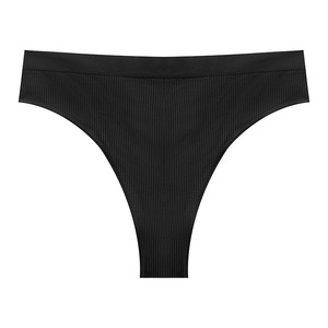 Calzoncillos elásticos de compresión OEM/ODM para mujer, <span class=keywords><strong>Tanga</strong></span> transpirable sin costuras, ropa interior invisible para yoga, <span class=keywords><strong>Tanga</strong></span> de algodón para fitness - Product Image 5