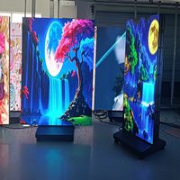 Display LED Pieghevole Portatile per Pubblicità Dinamica in Negozi e Centri Commerciali, Full HD P1.86 P2