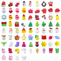 Jouets Squishy Animaux Mignons en TPR à Faible MOQ, Vente Chaude, Jouets Squishy Mochi Doux en Gros pour le Soulagement du Stress