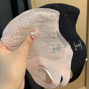 Máscara de encaje con protección solar, estilo brocado de imitación, con gancho para la oreja, protección UV para primavera y verano - Product Image 1