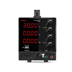 DC power supply kaiweets PS-3010F variable 30V 10A 4-digit large display adjustable switching power supply with USB interface
