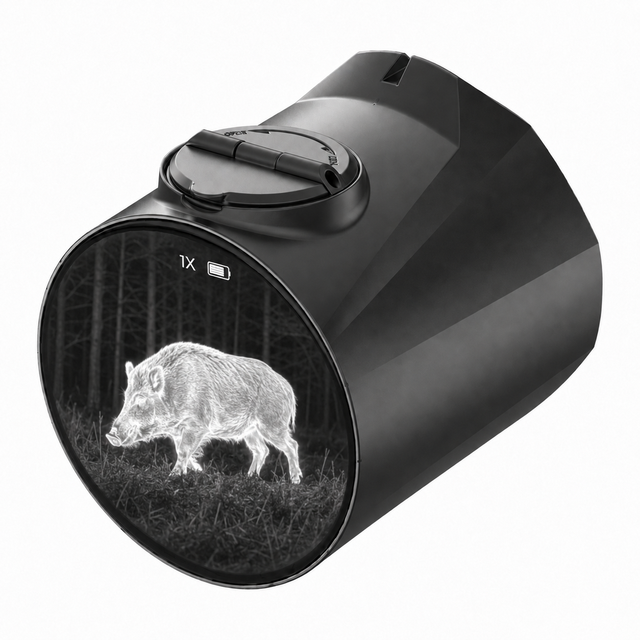 OEM Private Label 256x192 Compact Round Thermal Sight with 1.6 Inch Display and Custom Packaging for Outdoor Optics Brands