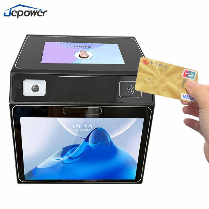Shopping Mall Cafeteria System Dual Screen POS NFC QR Code Face ...
