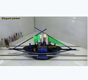 Bar Boîte de Nuit Grand Bateau Yacht Forme Deux Personnes Ascenseur Led Glorifier Affichage - Product Image 1