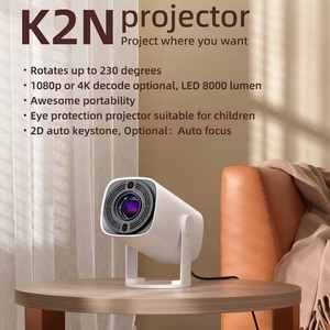 โปรเจคเตอร์โฮมเธียเตอร์อัจฉริยะ4K <span class=keywords><strong>K2N</strong></span> โฟกัสอัตโนมัติพร้อมจอแอลซีดีโปรเจ็คเตอร์โฮมเธียเตอร์ความละเอียดสูง - Product Image 4