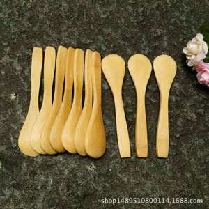 Cucharas de bambú al por mayor, cucharas naturales, cucharas de madera, cucharas de té, cucharas de miel de bambú, cucharas para mermelada, cucharas para bebés, de bambú y - Product Image 5