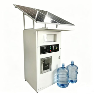 Distributeur d'eau potable à osmose inverse solaire, sur mesure, en acier galvanisé, 24h/24 et 7j/7, 60L/H, pour la communauté - Product Image 1