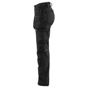 BLAKLADER - 712116459900C34 Pantalones artesanos para mujer Pantalones de trabajo de 4 vías elásticos Black - EAN 7330509922194 PANTALÓN DE TRABAJO VAQUERO - Product Image 3
