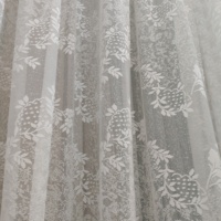 Tissu de rideau transparent de haute qualité, textiles pour rideaux élégants pour la maison