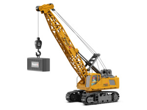<span class=keywords><strong>Grue</strong></span> à chenilles <span class=keywords><strong>télécommandée</strong></span> DWI Dowellin Large 9CH en alliage 2,4 GHz, Véhicules de construction RC pour enfants - Product Image 3