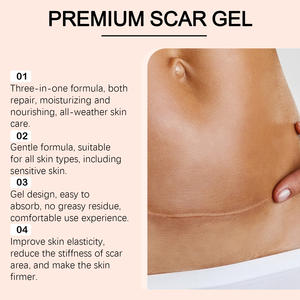 Gel cicatrisant Pro Scar 50g, étiquette privée OEM, silicone de qualité médicale, plat, atténuation des cicatrices, chéloïdes, brûlures, chirurgie - Product Image 4