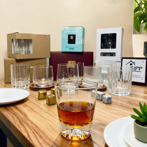 Ensemble de verres à whisky personnalisés de 300 ml avec gravure en relief, pierres à whisky de luxe, bouteilles à whisky avec logo personnalisé pour bar - Product Image 6