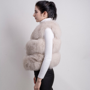 Colete de Pele de Raposa Natural Real YY8001 para Mulheres - Product Image 3