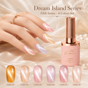 Esmalte de Uñas en Gel Efecto Ojo de <span class=keywords><strong>Gato</strong></span> Yunzuan Peach Nude, Set de 6 Colores, Removible con UV/LED, Magnético, Venta al Por Mayor, OEM, ODM - Product Image 3