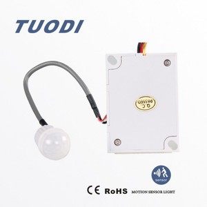 TUODI fabrika akıllı ev LED şerit tavan lambası sensörü anahtarı 100V ~ 277V AC 200W PIR sensörü akıllı algılama gömülü endüktif - Product Image 5
