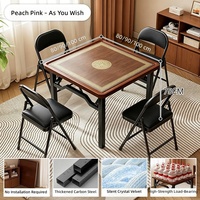 Table de Mahjong Luxe Pliable et Portable – Idéale pour la Maison, les Salles de Jeu d'Échecs et de Cartes, et le Mahjong