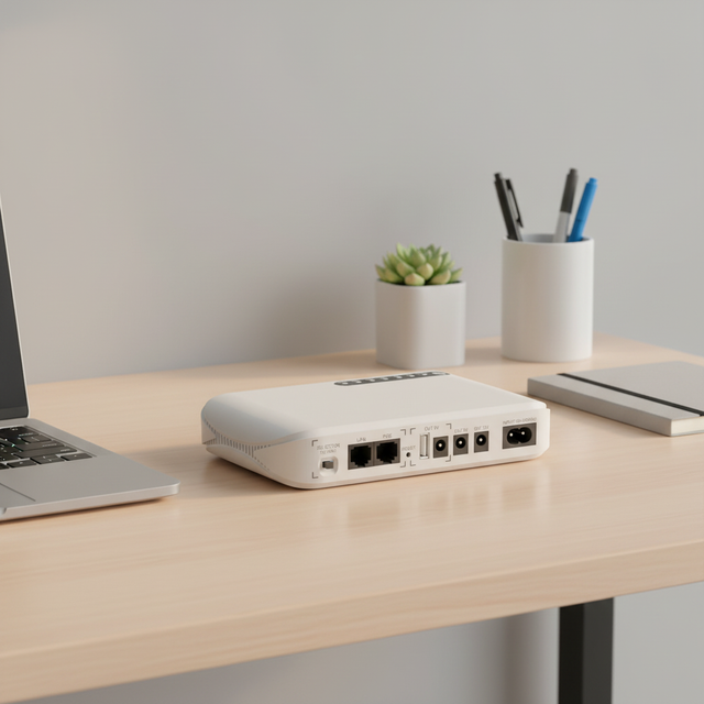 Mini DC UPS Power Bank Lithium Battery 8800mAh 0ms Transfer Time 5V 9V 12V POE 15V 24V 18W for Router OMU IP Camera