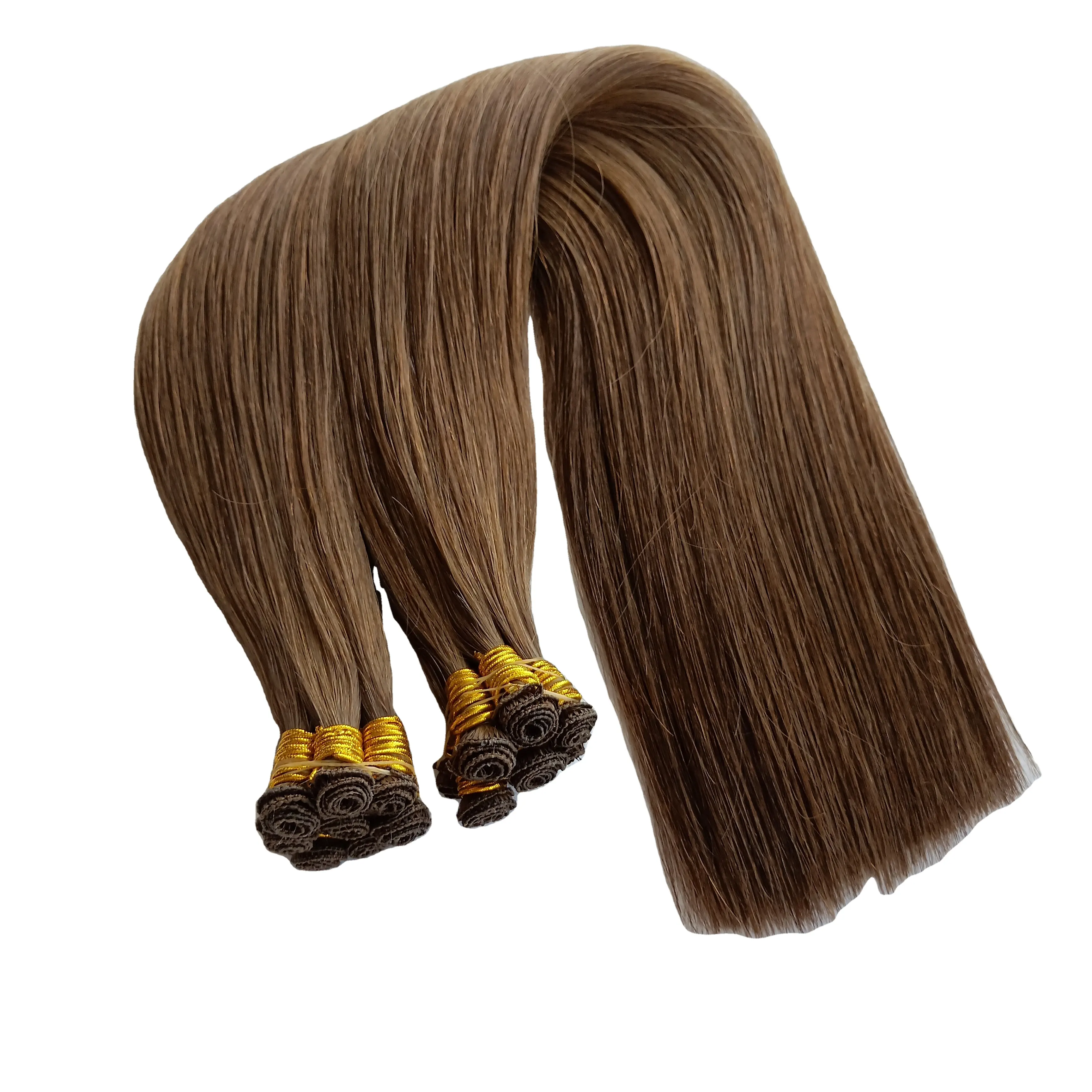 12A Double Drawn Cuticle Aligned Hand Tied Weft 120g per pack In Stocks Fast shipping World wide Supply