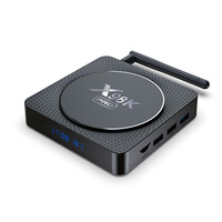 Lecteur multimédia X98K PRO Android 11.0 RK3566 avec prise en charge 8K, Wi-Fi 2.4G/5G, BT5.0, sortie UHD 3D 4K*2K et Ethernet 1000M