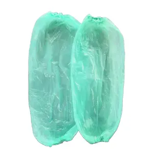 Sj Transparant Pe Cpe Plastic Oversleeve Wegwerp Plastic Arm Mouw Cover Blauw Overmouw Voor Mannen Dames