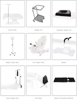 Accessoires de table d'opération, instruments de chirurgie orthopédique, planche de chirurgie de l'épaule, positionneur de genou, écran d'anesthésie pour hôpital