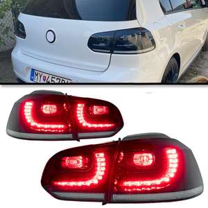 Feux arrière LED pour VW <span class=keywords><strong>Golf</strong></span> <span class=keywords><strong>6</strong></span>, <span class=keywords><strong>Golf</strong></span> <span class=keywords><strong>6</strong></span> Mk6, clignotants dynamiques, animation des feux arrière, feux <span class=keywords><strong>stop</strong></span>, feux de recul, accessoires auto, éclairage automobile - Product Image 1