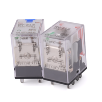 Relais intermédiaire industriel RY-ELE XS2C-D24LT-GS AC/DC 7A scellé miniature 8 broches avec bouton de test manuel et LED d'état pour contrôle PLC