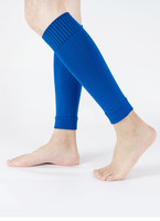 Vente en gros Logo personnalisé Respirant Personnalisé Athlétique Respirant Compression Footless Hommes Football Football Jambe Manches Chaussettes
