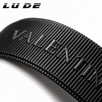 Ruban en polyester imprimé avec logo personnalisé en relief 3D, ruban gros-grain pour emballage cadeau - Lude