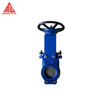 Vanne à lame coulissante pneumatique P673X, bidirectionnelle, pour boues, en fonte ductile de 6 pouces