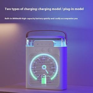 <span class=keywords><strong>Ventilateur</strong></span> de table intelligent portable à trois vitesses avec USB/contrôle mécanique électrique lumière à faible bruit - Product Image 6