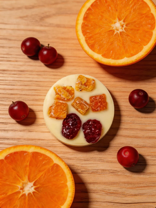 <strong>White</strong> <strong>Chocolate</strong> with Cranberries Dried <strong>Orange</strong> Bite-sized Snack - Product Image 2