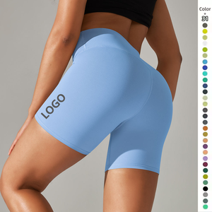 Nuevos Shorts de Ciclismo para Mujer de Cintura Alta para Gimnasio y Fitness, Pantalones Cortos para Correr al Aire Libre, Ropa Deportiva para Mujer - Product Image 1