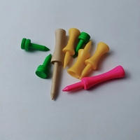 Nouvelle arrivée fournisseur d'usine Accessoires de golf Logo spécial imprimé pince à crayon de golf en plastique Divot Tool Tees