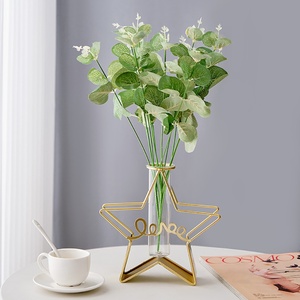 <span class=keywords><strong>Vase</strong></span> décoratif en fer de style européen, ornements pour armoire à vin, arrangement de <span class=keywords><strong>fleurs</strong></span> <span class=keywords><strong>artificielles</strong></span>, salon, bureau, maison, fait main - Product Image 4