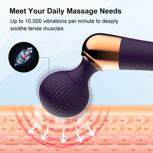 Bent Stick G-Spot <b>Vibrator</b> 10 Frequency 5 Speed Flirting Masturbation Silicone Waterproof Powerful Large USB Magnetic Charging - Product Image 3