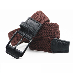 LQbeltファッション生地ベルト弾性ベルト織りメンズベルト女性用卸売在庫工場 - Product Image 4