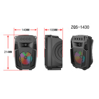 IGH-altavoz de graves utdoor, por Bluetooth, con micrófono para karaoke