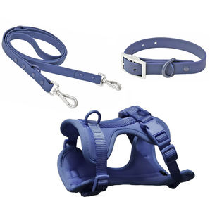 Arnés de entrenamiento para perros pequeños, medianos y grandes, impermeable, de <span class=keywords><strong>PVC</strong></span>, sin tirones, a juego con correa de Collar - Product Image 6