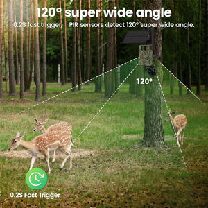 LOOSAFE 3MP đầy đủ màu sắc tầm nhìn ban đêm HD ẩn <span class=keywords><strong>MMS</strong></span> săn bắn máy ảnh 4G năng lượng mặt trời cctv <span class=keywords><strong>camera</strong></span> 4G Sim Thẻ - Product Image 4